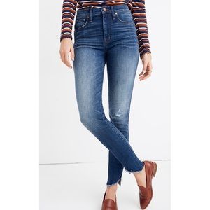 Madewell 10" High-Rise Skinny Jeans, Tulio Hem